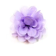 Lace Costume Accessories, Flower, Lilac, 50mm(X-OHAR-Q142-10)