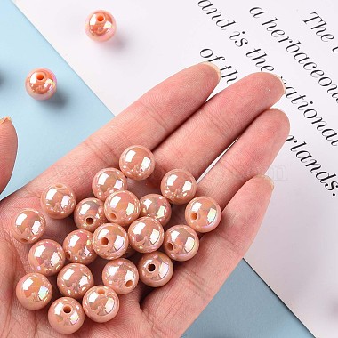 Perles acryliques opaques(MACR-S370-D12mm-35)-5