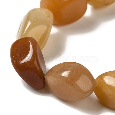 rouge naturel perles aventurine brins(G-B078-D36-04)-4