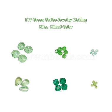 DIY Green Series Jewelry Making Kits(DIY-YW0003-05C)-3