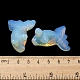 天然および合成宝石の彫刻が施された癒しの金魚の置物(DJEW-D012-08A)-4