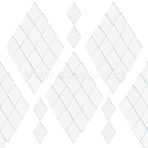 Glass Cabochons, Mosaic Tiles, for Home Decoration or DIY Crafts, Rhombus, Clear, 19x12x3mm, about 200pcs/bag(GGLA-GF0002-01D)