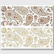 PET Hollow Out Drawing Painting Stencils, for DIY Scrapbook, Photo Album, Plants Pattern, 400x1000mm(DIY-WH0406-0004)