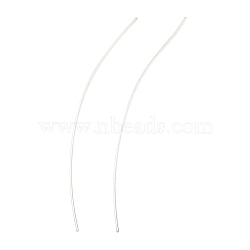 102MM 925 Sterling Silver Wire, Round, Silver, 1mm(STER-XCP0001-01)