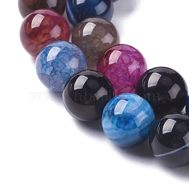 Chapelets de perles en agate à rayures naturelles/agates à bandes(G-G582-10mm-53)-3