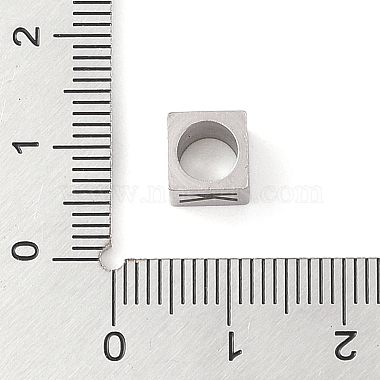 201 Cuentas europeas de acero inoxidable resistentes al deslustre(STAS-M058-01K-P)-3