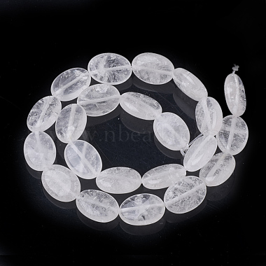naturelles cristal de quartz brins de perles(G-S292-37)-2