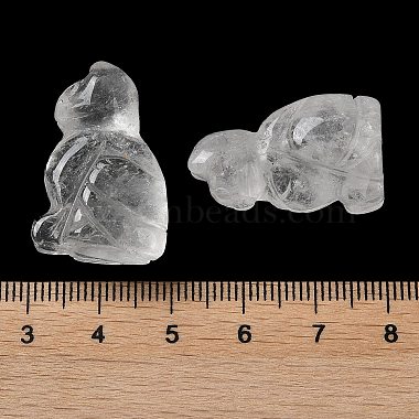 Natural Quartz Crystal Carved Healing Figurines(G-B062-04F)-4