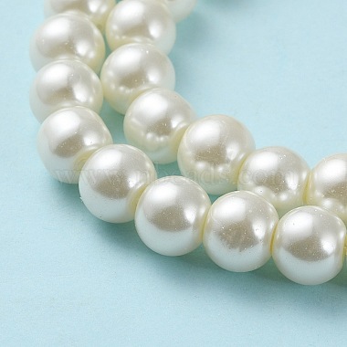 Chapelets de perles en verre nacré(HY-8D-B02)-4
