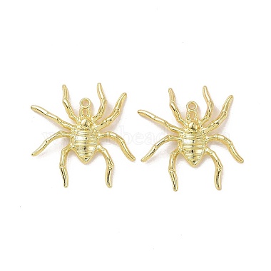Light Gold Spider Alloy Pendants