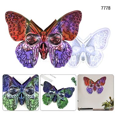 Butterfly Food Grade Silicone Halloween Pendant Decration Molds(SIMO-PW0006-055)-3