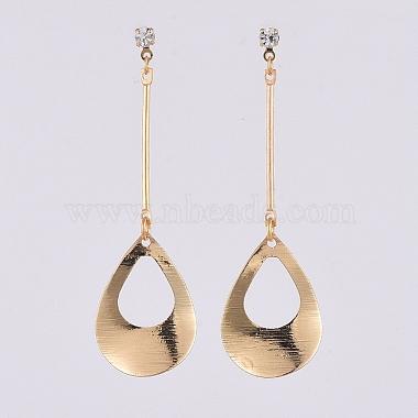Brass Dangle Stud Earrings(EJEW-JE03967-03)-2