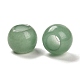 perles européennes d'aventurine vert naturel(X-G-R488-01N)-3