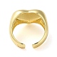 Eco-Friendly Brass Heart Open Cuff Rings for Women(RJEW-A025-02G)-3