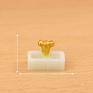 Resin Mini Model, Micro Landscape Dollhouse Accessories, Pretending Prop Decorations, Furniture & Appliances, 21x14mm(PW-WGB82BF-01)