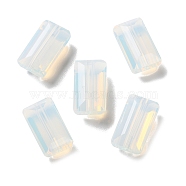 K9 Glass, Imitation Austrian Crystal Beads, Faceted, Rectangle, WhiteSmoke, 14x8x5.5mm, Hole: 1.4mm(GLAA-R001-05B)