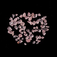 Natural Rose Quartz Chip Beads, Tumbled Stone, No Hole/Undrilled, 3~7x2~6x1.5~5mm(X-G-M364-02A)