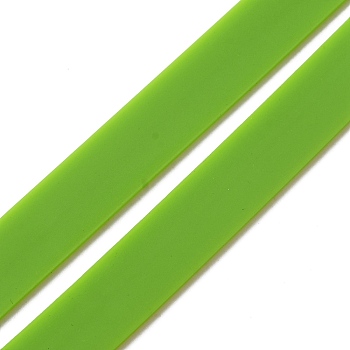 Silicone Wrapping Bands for Packaging, Stretchy Resistance Fidget Chair Band for Kids, Lime Green, 400x10x0.9mm