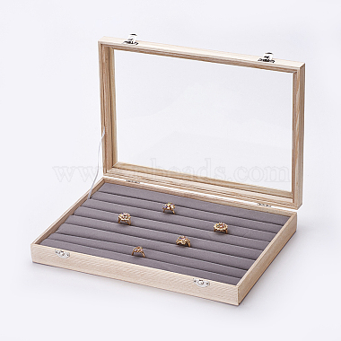 Wooden Ring Presentation Boxes(ODIS-P006-12)-4