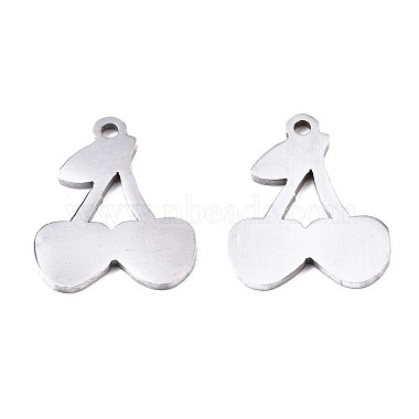 Stainless Steel Color Cherry 201 Stainless Steel Charms