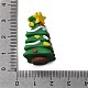 クリスマステーマのシリコンフォーカルビーズ(SIL-L007-01D)-3
