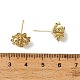 Brass Cubic Zirconia Stud Earring Settings(CU-CBA53F6-02G)-3