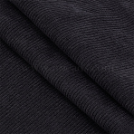 Corduroy Kintted Rib Fabric, for Clothing Accessories, Black, 100x155x0.05cm(DIY-WH0491-68C)