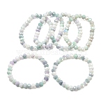 AB Color Faceted Rondelle Glass Beaded Stretch Bracelets for Women, Dark Sea Green, Inner Diameter: 2-1/8 inch(5.5cm), Bead: 7~7.5mm(BJEW-PH01820-02)
