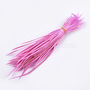 Goose Feather Costume Accessories, Dyed, Pearl Pink, 150~265x3~4mm, about 100pcs/bundle(FIND-T037-09I)