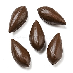 Opaque Resin Decoden Cabochons, Imitation Nut, Pine Buts, Coconut Brown, 25.5x12x10.5mm(RESI-H156-02-19)