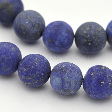 10mm DarkSlateBlue Round Lapis Lazuli Beads