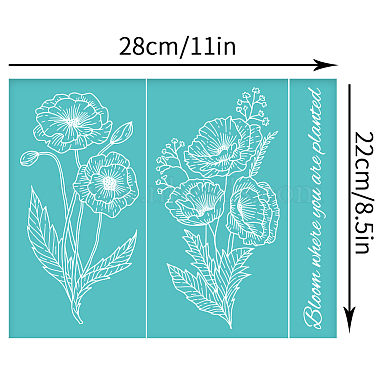 Self-Adhesive Silk Screen Printing Stencil(DIY-WH0338-100)-2