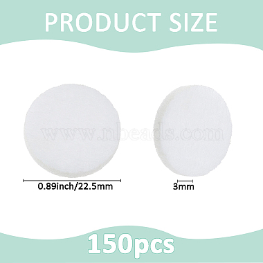 150Pcs Fibre Perfume Pads(DIY-FH0008-42)-2