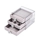 3-Tier PET Plastic Jewelry Storage Drawer Boxes(CON-N016-08B)-2