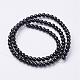 Natural Black Onyx Round Beads Strands(GSR18mmC097)-3