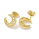 Rack Plated Brass Studs Earring(EJEW-Z043-02G)-2