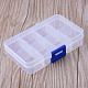8 Compartments Plastic Bead Storage Containers(X-CON-R007-01)-1