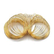 Stainless Steel Memory Wire,for Bracelet Making, Golden, 40x0.6mm(22 Gauge), 2400 circles/1000g(TWIR-ZX007-G)
