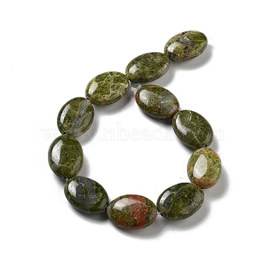 unakite naturelles brins de perles(G-P528-M17-01)-3