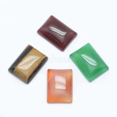 18mm Rectangle Mixed Stone Cabochons