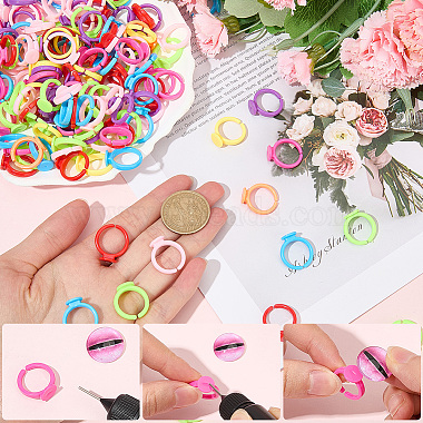 200Pcs Acrylic Open Cuff Ring Components(SACR-SC0001-27)-3