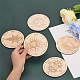 6Pcs 6 Style Wooden Carved Cup Mats(AJEW-FG0002-68)-3