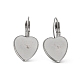 boucles d'oreilles créoles en acier inoxydable anti-ternissement 304(STAS-K278-09P)-1