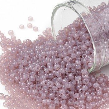 TOHO Round Seed Beads, Japanese Seed Beads, (1151) Translucent Light Amethyst, 11/0, 2.2mm, Hole: 0.8mm, about 1110pcs/10g