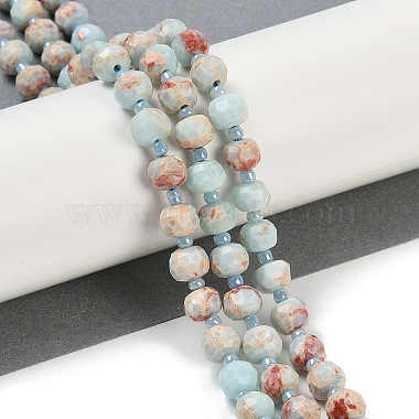 Natural Shoushan Stone Beads Strands(G-H057-A17-01)-2