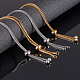 Adjustable 304 Stainless Steel Slider Bracelets Making(STAS-UN0003-17)-2