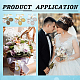 DIY Oval Blank Dome Wedding Bouquet Photo Charms Alloy Brooche Making Kit(JEWB-AB00030)-6