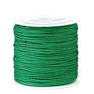 Nylon Thread, Sea Green, 0.8mm, about 45m/roll(PW-WG79679-05)