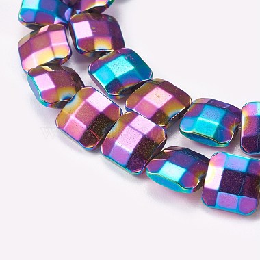 10mm Square Non-magnetic Hematite Beads