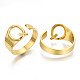 (Jewelry Parties Factory Sale)Alloy Cuff Finger Rings(RJEW-S038-195Q-G-NR)-1